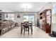 Dining area with wood table and hutch at 18254 W Via Montoya Dr, Surprise, AZ 85387