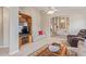 Living room featuring a built-in entertainment center and comfy seating at 2207 W Hayward Ave, Phoenix, AZ 85021