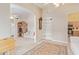Bright living room with built-in shelving and an open floor plan at 2207 W Hayward Ave, Phoenix, AZ 85021
