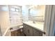 Bathroom with a tub shower combination and a vanity with a single sink at 22270 W Skinner Rd, Wittmann, AZ 85361