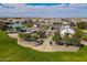 Aerial view of a beautiful community with a clubhouse and playground at 2480 E Haymore St, Gilbert, AZ 85298