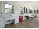 Clean and modern kitchen with white cabinets at 2480 E Haymore St, Gilbert, AZ 85298