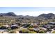 Aerial view of luxury homes in a mountainside community at 28090 N 108Th Way, Scottsdale, AZ 85262