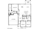 One-story floor plan featuring 3 bedrooms, 2 baths, and a 2-car garage at 327 S Saint Augustine Ct, Casa Grande, AZ 85194