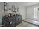Entryway with dark wood console table and decor at 4102 E Blanche Dr, Phoenix, AZ 85032