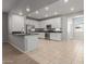 Modern kitchen with white cabinets, granite countertops, and stainless steel appliances at 4124 W Palace Station Rd, New River, AZ 85087
