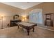 Game room featuring a pool table and built-in bar at 41717 N Harbour Town Way, Anthem, AZ 85086