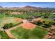 Aerial view of community sports fields at 41717 N Harbour Town Way, Anthem, AZ 85086