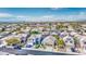 Aerial view of a residential neighborhood, highlighting the various architectural styles and desert landscaping at 4714 E Paso Trl, Phoenix, AZ 85050