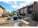 Community BBQ area with seating and landscaping at 7436 E Chaparral Rd # B260, Scottsdale, AZ 85250