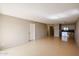 Bright living room with hardwood floors and stainless steel kitchen appliances at 7436 E Chaparral Rd # B260, Scottsdale, AZ 85250
