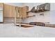 Close up of the kitchen island, sink, and oven in the modern home at 8110 E Saddle Horn Rd, Scottsdale, AZ 85255