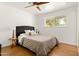 Spacious bedroom with wood flooring and large window at 8521 N 15Th Dr, Phoenix, AZ 85021