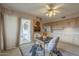 Kitchen features a breakfast nook and view to backyard at 10027 W Concord Ave, Sun City, AZ 85351