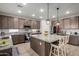 Modern kitchen with large island and ample cabinet space at 10447 W Appaloosa Trl, Casa Grande, AZ 85194