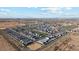 Aerial view of new construction homes and open space at 11441 E Utah Ave, Mesa, AZ 85212