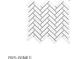 White herringbone pattern tile for floor or wall at 11441 E Utah Ave, Mesa, AZ 85212