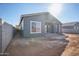 Unfinished backyard with gray house at 11464 E Utah Ave, Mesa, AZ 85212