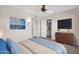 Main bedroom with large closet and TV stand at 12611 W Gable Hill Dr, Sun City West, AZ 85375