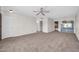 Dining room with sliding glass doors leading to the backyard at 12611 W Gable Hill Dr, Sun City West, AZ 85375