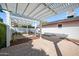 Relaxing backyard patio with pergola and fountain at 1825 W Seldon Way, Phoenix, AZ 85021