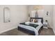 Cozy bedroom featuring a full bed and stylish wall decor at 18825 N 34Th St, Phoenix, AZ 85050