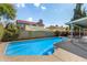 Sparkling blue pool with spacious patio area at 18825 N 34Th St, Phoenix, AZ 85050