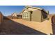 Large backyard with sand and block wall at 22897 E Carriage Way, Queen Creek, AZ 85142