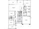 Detailed floor plan showcasing the layout of this home, including bedrooms, kitchen, and garage at 2560 E Thornton Ct, Gilbert, AZ 85297