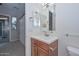 Small en-suite bathroom with single sink vanity at 27831 N Makena Pl, Peoria, AZ 85383