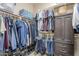 Spacious walk-in closet with ample hanging and shelving space at 2803 E Cobalt St, Chandler, AZ 85225