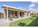 Patio with seating area, grill, and covered pergola at 2803 E Cobalt St, Chandler, AZ 85225