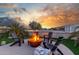 Inviting firepit area with comfortable seating, perfect for outdoor gatherings at 2809 W Paso Nuevo Dr, Phoenix, AZ 85086