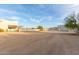 Large backyard with gravel and partial view of home at 2809 W Paso Nuevo Dr, Phoenix, AZ 85086