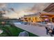 Inviting pool and spa area with outdoor kitchen at 2809 W Paso Nuevo Dr, Phoenix, AZ 85086