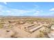 Aerial view showing stables with covered stalls at 32905 N 140Th St, Scottsdale, AZ 85262