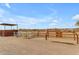 Rustic ranch seating area with a covered shelter at 32905 N 140Th St, Scottsdale, AZ 85262