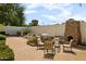 Relaxing patio with built-in fireplace and grill at 37 W Sierra Vista Dr, Phoenix, AZ 85013