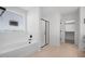 Bright primary bathroom featuring a soaking tub and separate shower at 4120 E Ghost Flower Ln, San Tan Valley, AZ 85140
