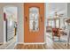 Open living room with a view into the kitchen and Gathering room at 4229 E Seasons Cir, Gilbert, AZ 85297