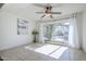 Dining room with large window and tile flooring at 4701 E Ardmore Rd, Phoenix, AZ 85044