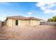 Spacious backyard with gravel and partial house view at 541 W Prickly Pear Dr, Casa Grande, AZ 85122