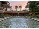 Serene courtyard with water feature at sunset at 7127 E Rancho Vista Dr # 5009, Scottsdale, AZ 85251