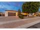 House exterior view, driveway and landscaping at 7556 W Crystal Rd, Glendale, AZ 85308