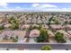 Aerial view of a residential neighborhood with a variety of houses at 12522 W Llano Dr, Litchfield Park, AZ 85340