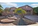 Single-story home with desert landscaping and brick driveway at 12911 W Eagle Ridge Ln, Peoria, AZ 85383