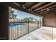 Covered patio with view of refreshing pool at 1437 W Yukon Dr, Phoenix, AZ 85027