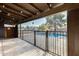 Covered patio overlooking the pool and backyard at 1437 W Yukon Dr, Phoenix, AZ 85027