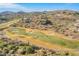 Aerial view of golf course and luxury homes in upscale community at 16333 E Lombard Pl, Fountain Hills, AZ 85268