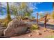 Community entrance with gated access and landscaping at 16333 E Lombard Pl, Fountain Hills, AZ 85268